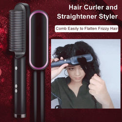Hair Straightener Brush - Kivo Store
