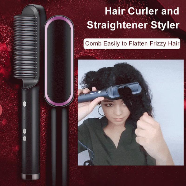 Hair Straightener Brush - Kivo Store