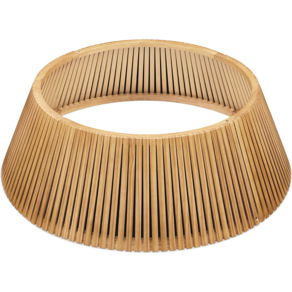 Christmas Tree Collar, Solid Wood Slatted Tree Accessory - 36in - Kivo Store