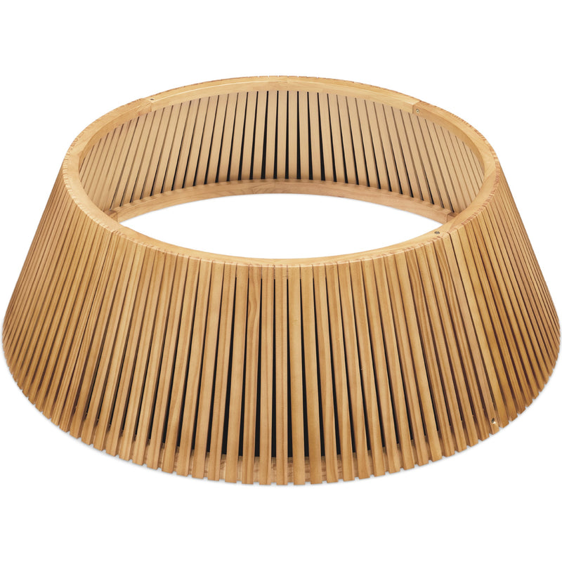 Christmas Tree Collar, Solid Wood Slatted Tree Accessory - 36in - Kivo Store