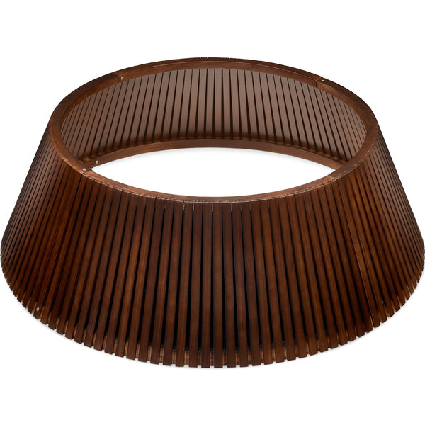 Christmas Tree Collar, Solid Wood Slatted Tree Accessory - 42in - Kivo Store