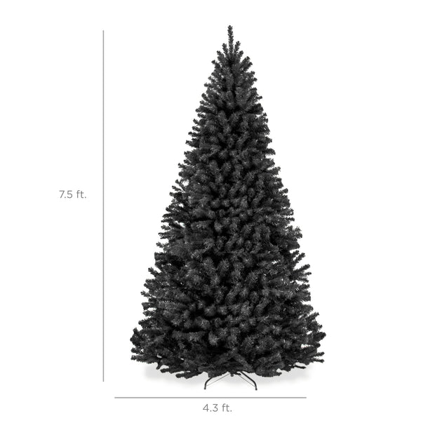 Unlit Artificial Black Spruce Christmas Tree, w/Easy Assembly - Kivo Store