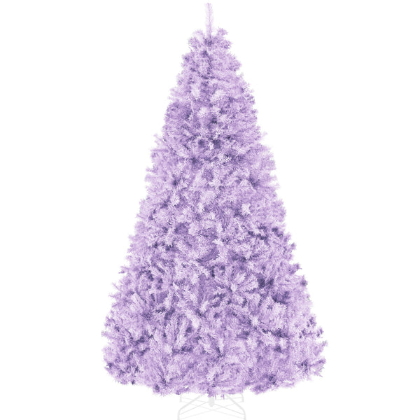 Artificial Lavender Christmas Tree, Unlit Pine Design w/Easy Assembly - Kivo Store