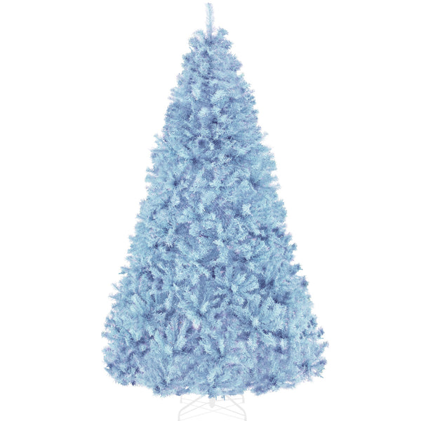 Artificial Baby Blue Christmas Tree, Unlit Pine Design w/Easy Assembly - Kivo Store
