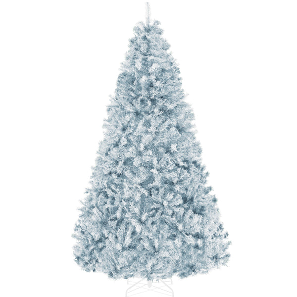 Artificial Ice Blue Christmas Tree, Unlit Pine Design w/Easy Assembly - Kivo Store