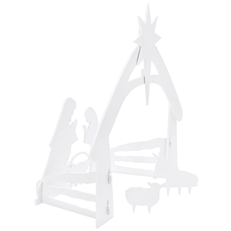 Christmas Nativity Scene Yard Decoration w/ Water Resistant PVC - Kivo Store