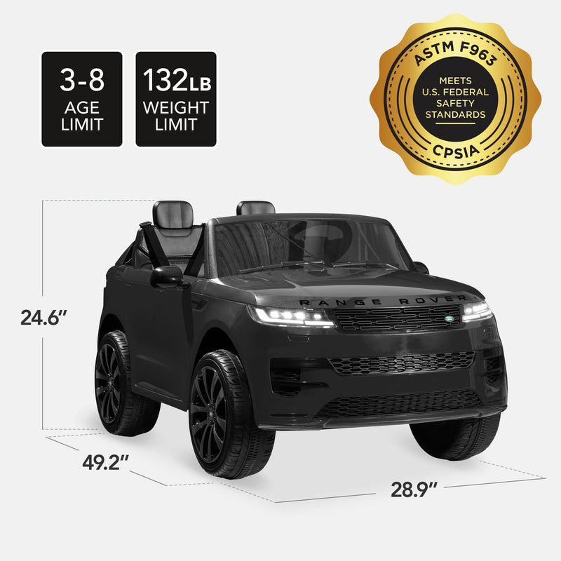 24V 2-Seater Licensed Range Rover Sport Ride-On Car w/ Parent Control - Kivo Store