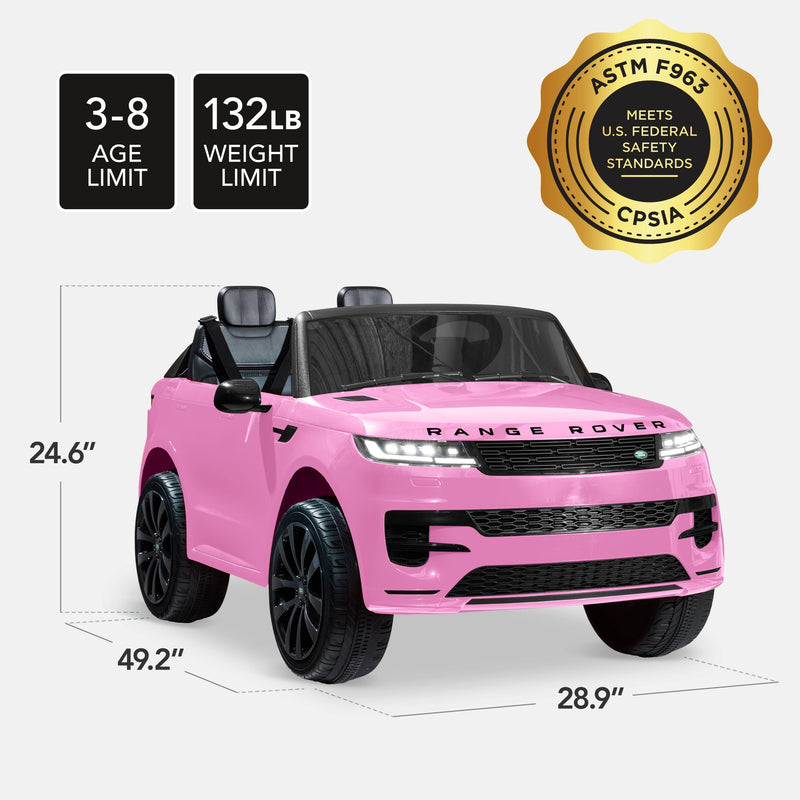 24V 2-Seater Licensed Range Rover Sport Ride-On Car w/ Parent Control - Kivo Store