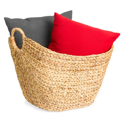 Large Multi-Purpose Seagrass Storage Basket w/ Handles - Kivo Store