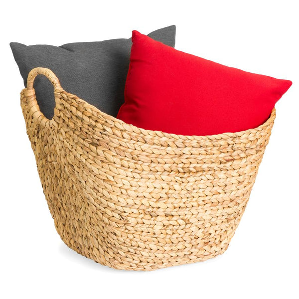 Large Multi-Purpose Seagrass Storage Basket w/ Handles - Kivo Store