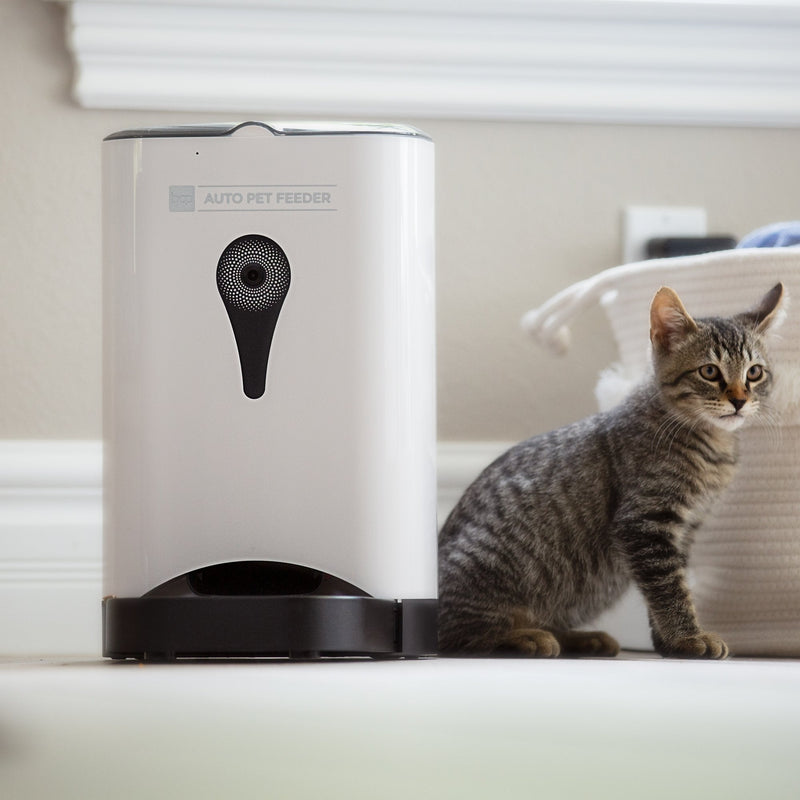 4.5L Smart Automatic Pet Feeder w/ Camera, App, Portion Control, 2-Way Audio - Kivo Store
