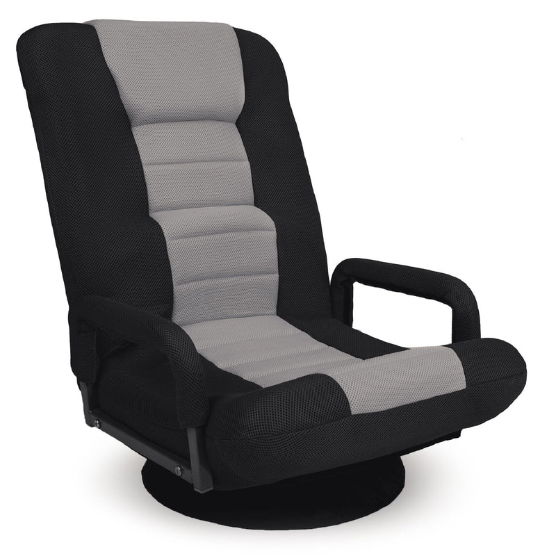 Gaming Floor Chair w/ 360-Degree Swivel, Armrest, Adjustable Backrest - Kivo Store