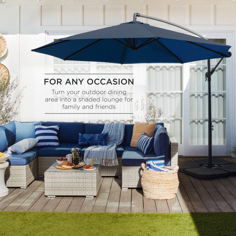 Offset Hanging Patio Umbrella - 10ft - Kivo Store