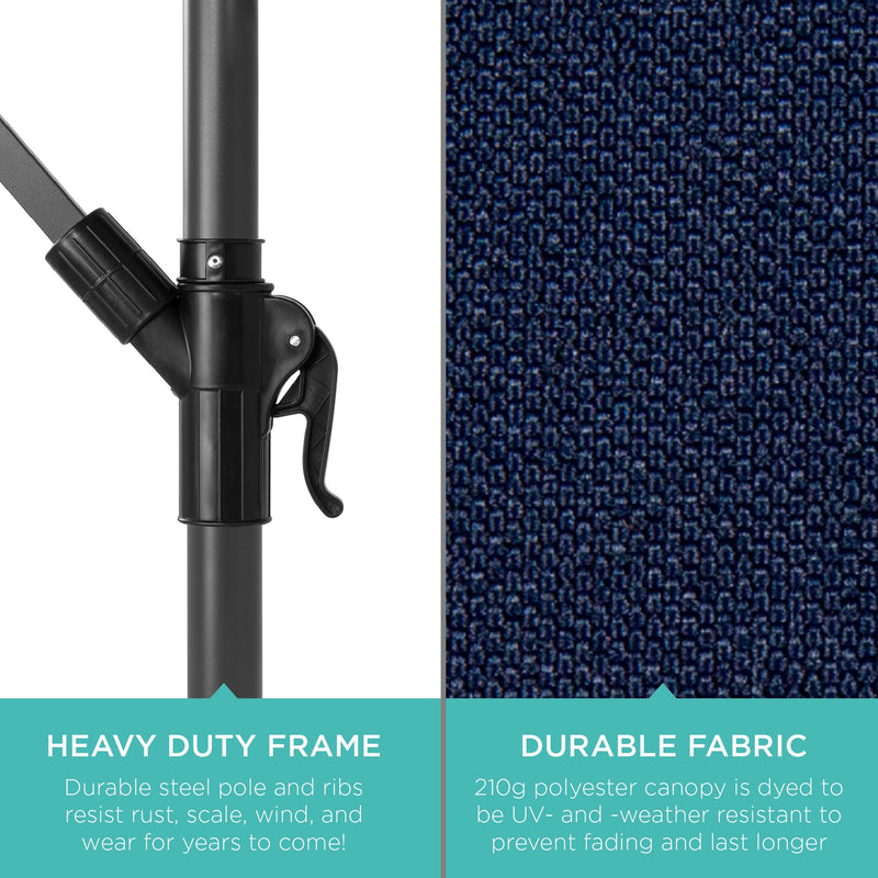 Offset Hanging Patio Umbrella - 10ft - Kivo Store