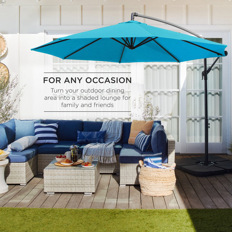 Offset Hanging Patio Umbrella - 10ft - Kivo Store