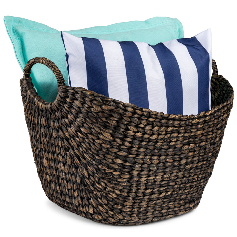 Large Multi-Purpose Seagrass Storage Basket w/ Handles - Kivo Store