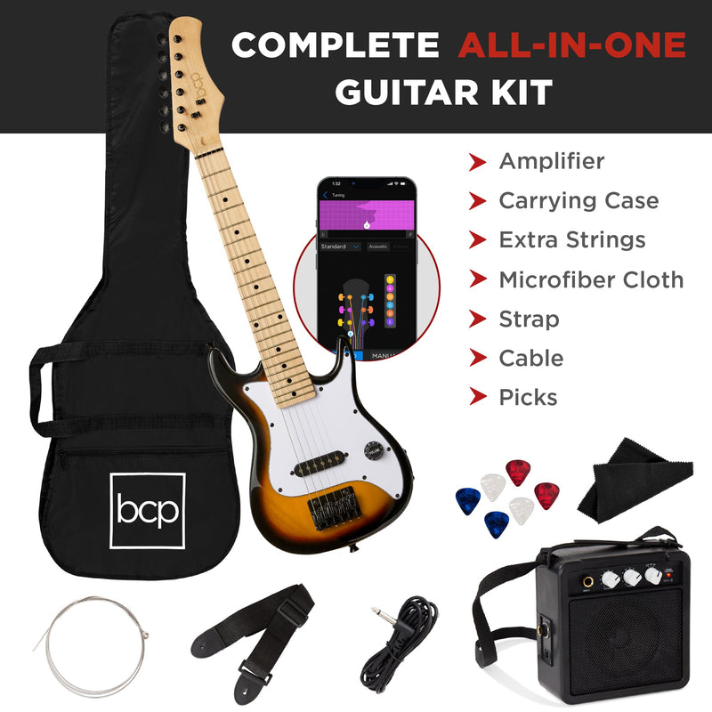 Kids Electric Guitar Beginner Starter Kit w/ 5W Amplifier - 30 in - Kivo Store