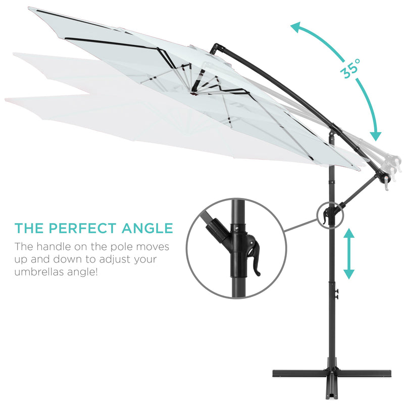 Offset Hanging Patio Umbrella - 10ft - Kivo Store