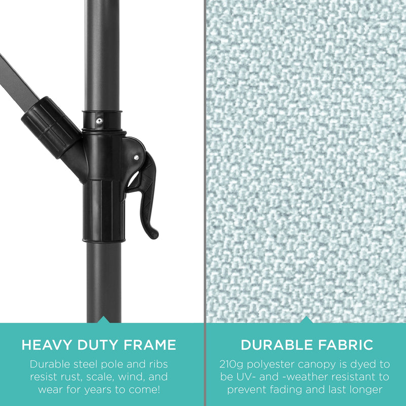 Offset Hanging Patio Umbrella - 10ft - Kivo Store