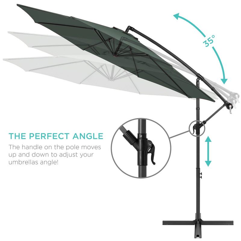 Offset Hanging Patio Umbrella - 10ft - Kivo Store