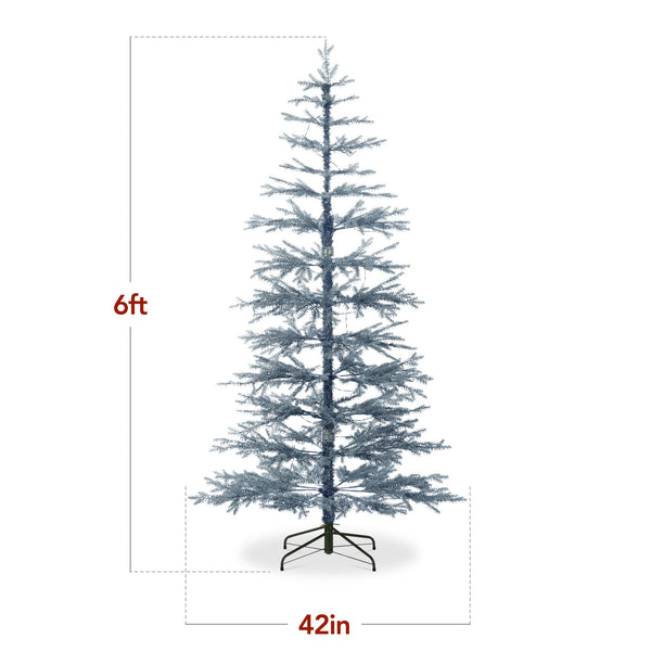 Pre-Lit Sparse Christmas Tree w/ 2-in-1 LED Lights, Cordless Connection - Kivo Store